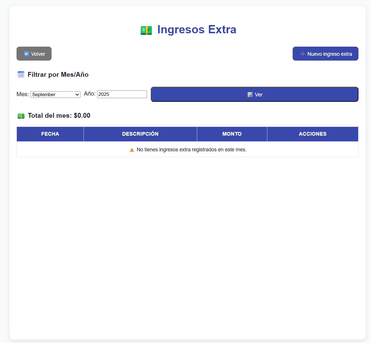 Formulario de nuevo ingreso